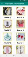 Table Napkin Folding Tutorial screenshot 4