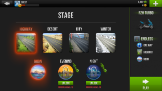 Racer Highway Moto Rider screenshot 5