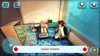 Hospital Craft: Game Simulator Medis & Gedung screenshot 0