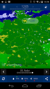 Realtime rainradar Europe screenshot 0