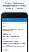 Oxford Collocations Dictionary screenshot 1