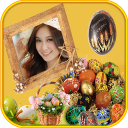 Beautiful bunny easter frames Icon