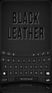 Black Leather Keyboard Theme screenshot 3