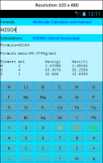 Molecular Calculator Lite screenshot 4