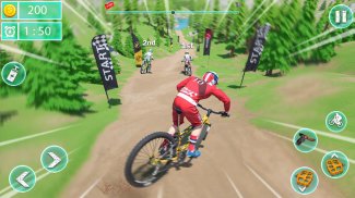 mtb bergab: BMX Rennfahrer screenshot 3