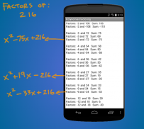 Find Factors, LCM, GCF, Quadratic Formula screenshot 4