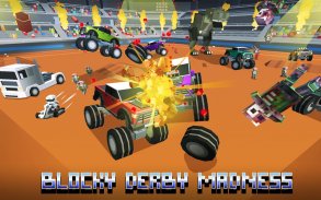 Blocky Derby: Monster Arena screenshot 0