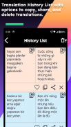 Turkish Vietnamese Translate screenshot 8