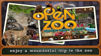 Free New Hidden Object Games Free New Fun Open Zoo screenshot 1