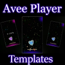 Full Screen Avee Player Templates - Green Screen Icon