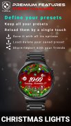 Christmas Lights Watch Face screenshot 8