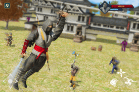 siêu ninja kungfu hiệp sĩ bóng samurai trận chiến screenshot 12