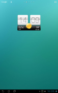 Sense V2 Flip Clock & Weather screenshot 1