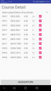 York University GPA Calculator screenshot 1