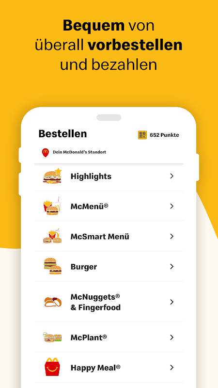 McDonald's App para Android e iOs - Descarga de graça!