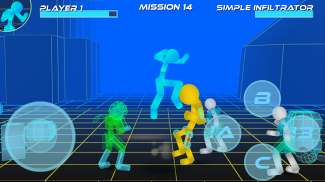 Stickman Neon Street Fighting screenshot 4