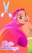 Hair Challenge Cat Walk Race screenshot 0