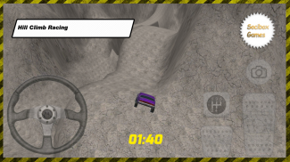 Purple Hill Climb Racing Juego screenshot 3