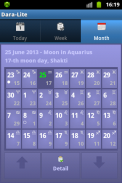 Lunar calendar Dara-Lite screenshot 3