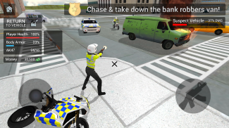 Police Car Driving Motorbike screenshot 1