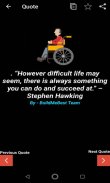 Disability Quotes - English Handicapped Motivation screenshot 0