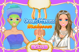 Океан принцесса макияж screenshot 0