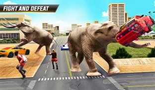 Elephant Animal City Rampage screenshot 0