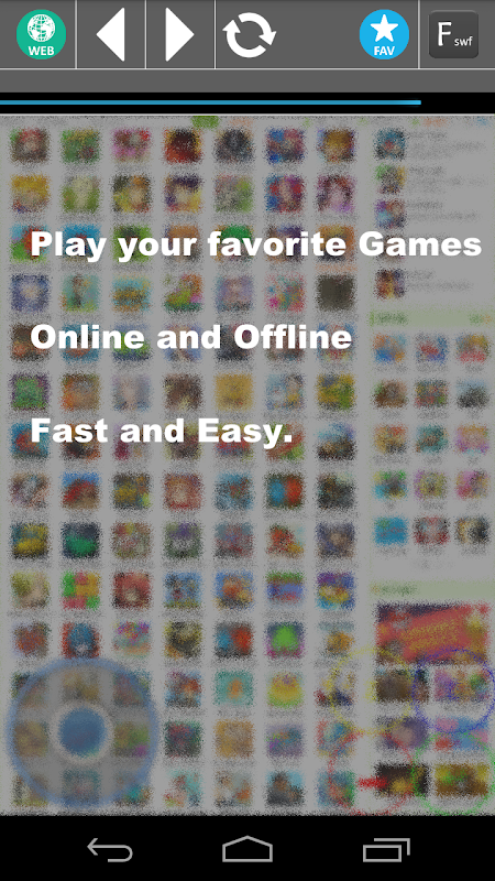 Flash Game Player for Android lets you play any SWF game on