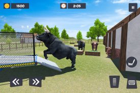 Angry Bull Transport Truck: Animal Cargo Games screenshot 7