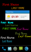 My name live wallpaper screenshot 1