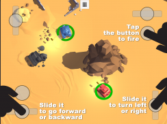 Tanks 3D for 2 players on 1 device - split screen screenshot 6