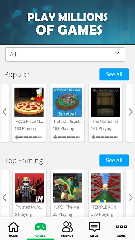 Roblox - Téléchargement de l'APK pour Android