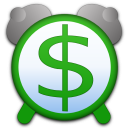 Time Is Money: Alarm Clock Icon