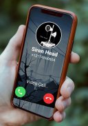 Fake video call Siren Head screenshot 0