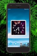 Firework Clock Live Wallpaper screenshot 0