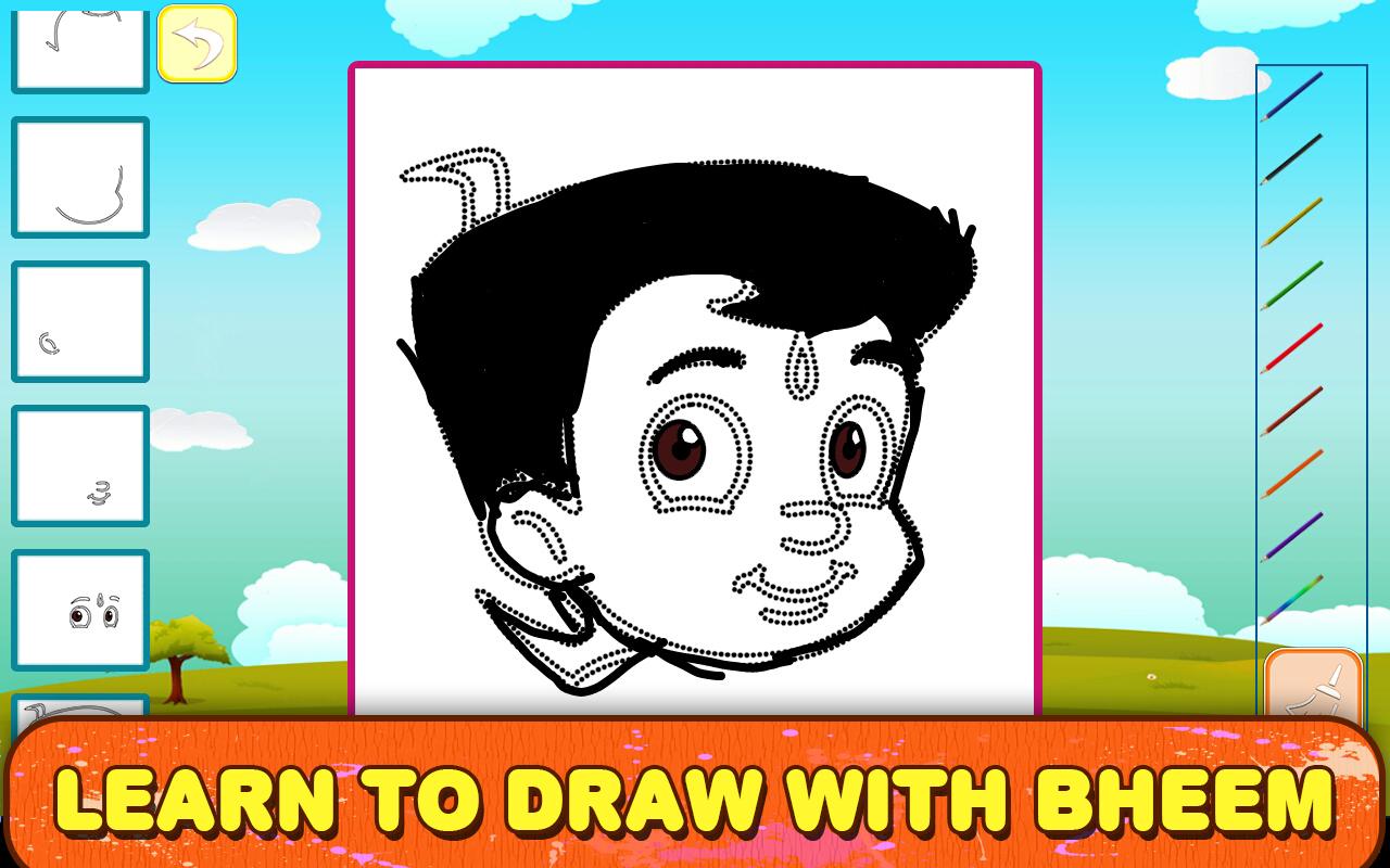 Chota Bheem Coloring Pages – Happy Kids and Moms