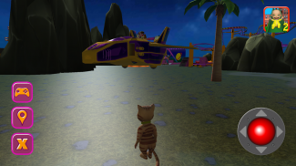 هالوين القط موضوع حديقة 3D screenshot 7