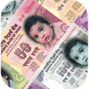 Indian Money Photo Frames Icon