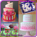 Kuchen Vereisung Design-Ideen Icon