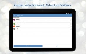 Fusión de contactos duplicados screenshot 12