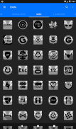 Silver and Black Icon Pack ✨Free✨ screenshot 14