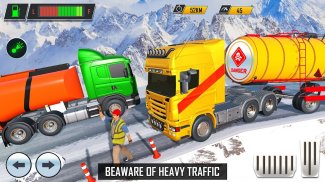 Oil Tanker Transporter Truck Driving Games screenshot 2