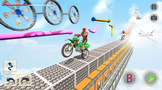 鲁莽的自行车极端摩托特技大师 - 真正的摩托车赛车模拟器游戏 screenshot 5