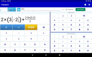 Fractions School Calculator screenshot 2