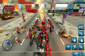 Ramp Car Robot Transforming Game: Robot Car Games screenshot 2