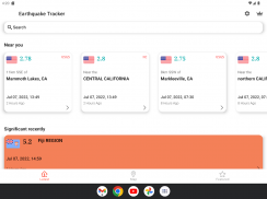 Penjejak gempa bumi - gempa bumi, peta screenshot 8