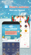 Santa's embrace skin(Next SMS) screenshot 3
