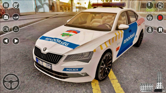 รถตำรวจที่จอดรถเร่งด่วนเกมขับรถ screenshot 0