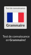 Test en Grammaire - Français screenshot 3