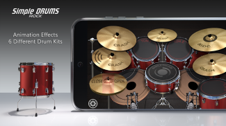 Simple Drums Rock - Realistic Drum Set screenshot 4